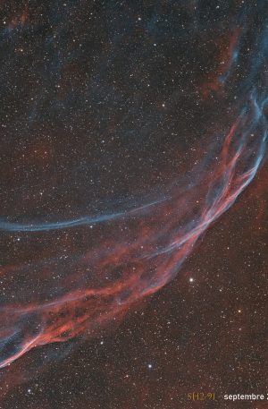 SH2-91 : la nébuleuse du voile Occidentale