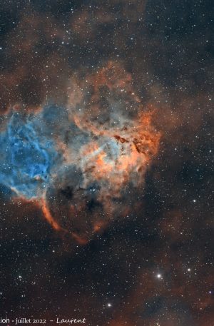 SH2-132 : la nébuleuse de Lion (Version grand champ)