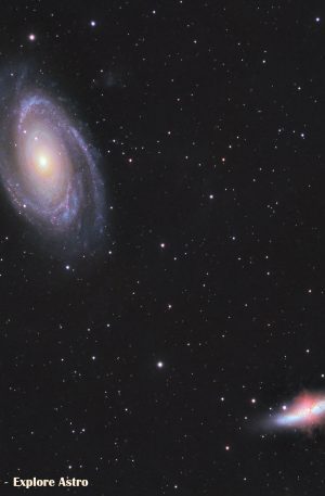M81, M82: Galaxie de Bode et du Cigare