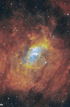 NGC 7635 ou SH2-162 : La Nébuleuse de la Bulle